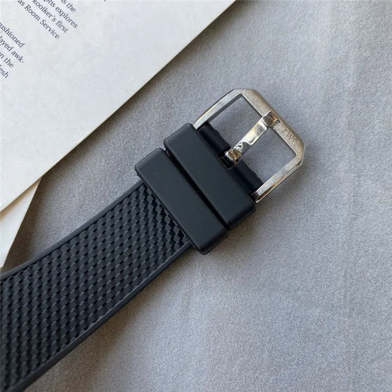 rubber IWC Aquatimer Blue Dial - Hình 6