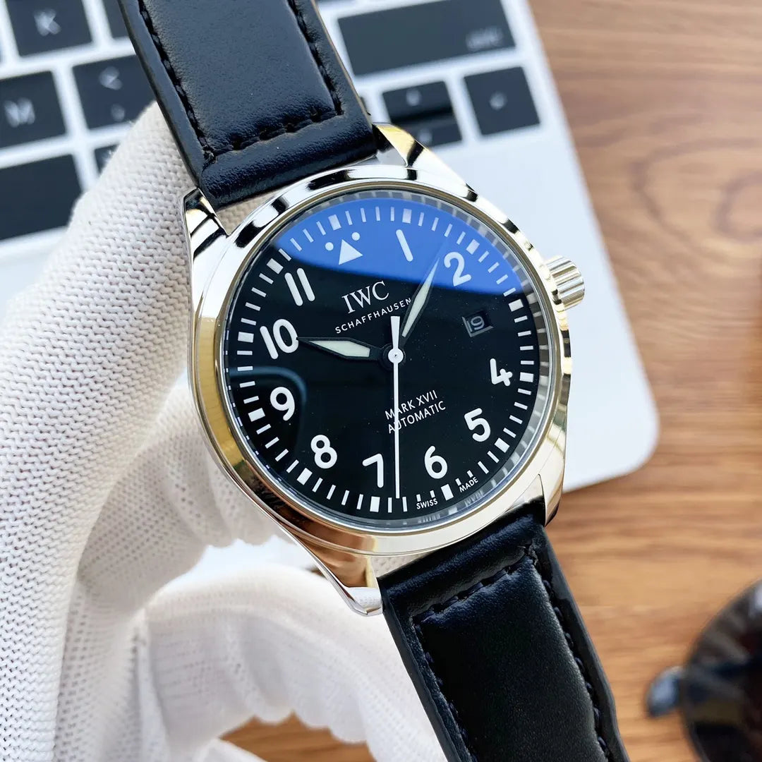 stainless IWC Mark XVII Black Dial