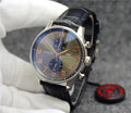 IWC Brown Dial Leather Chronograph