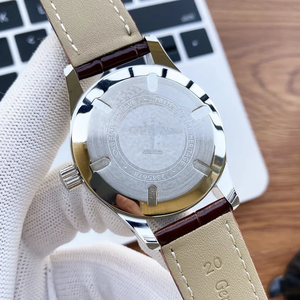 IWC Spitfire Bronze Green Dial - Hình 2