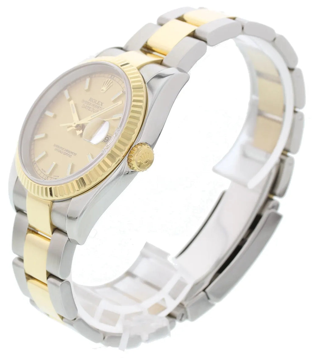 two Rolex Datejust Champagne Dial - Hình 4