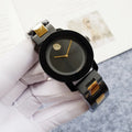 Movado Black & Gold Watch