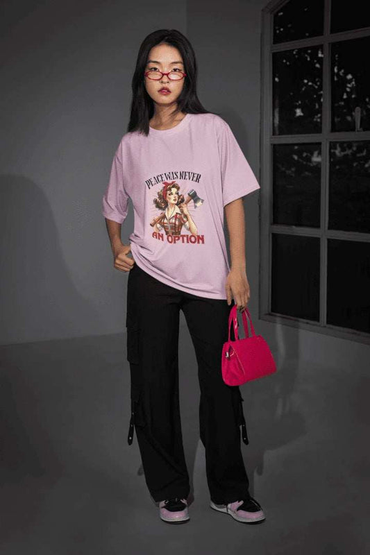 Never do the Peace Oversized T-shirt - Urban Theory Co