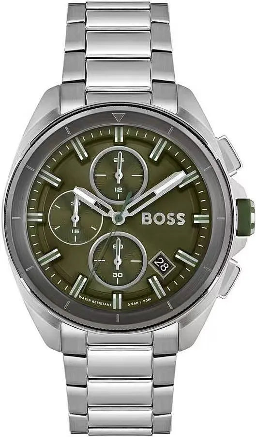 BOSS Olive Green Chronograph