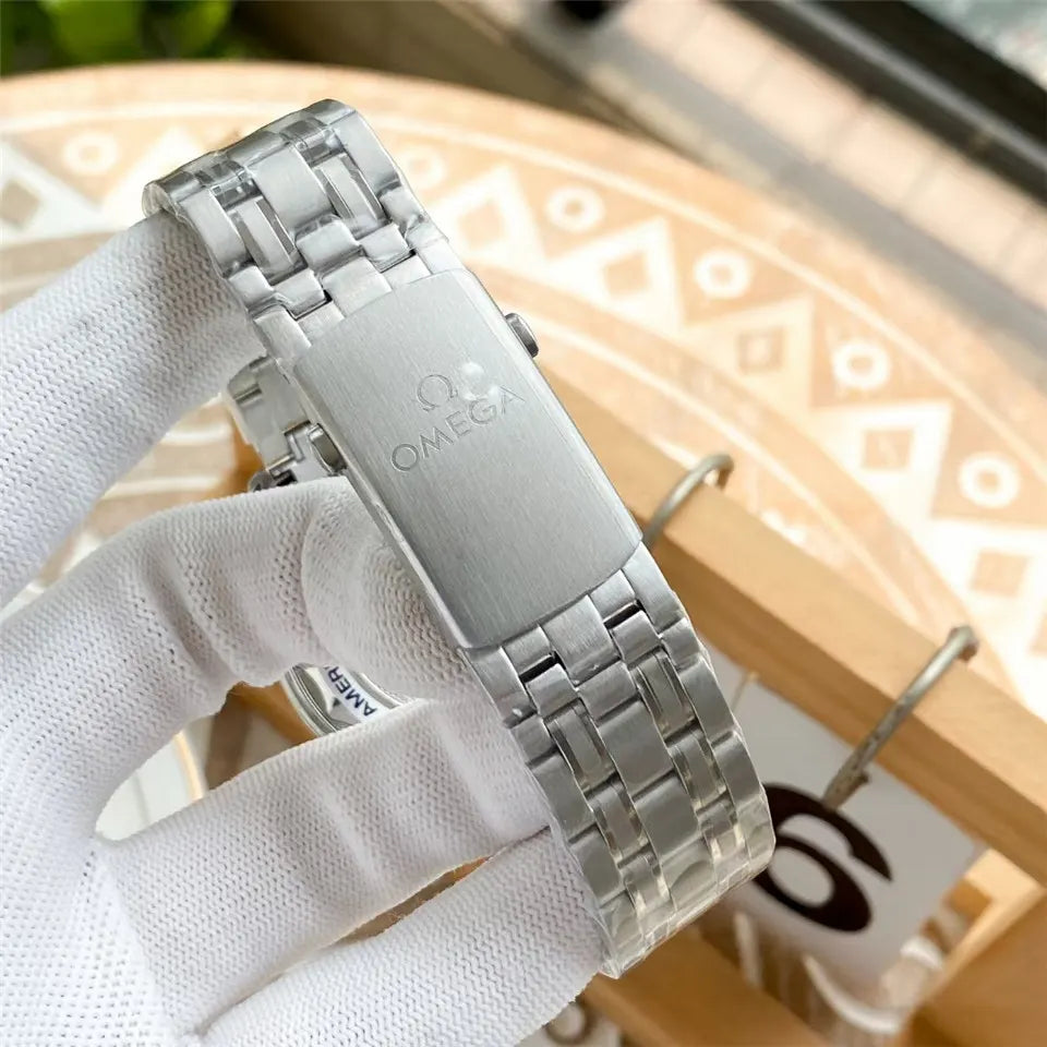 Omega Green Dial Rubber Strap - Hình 2