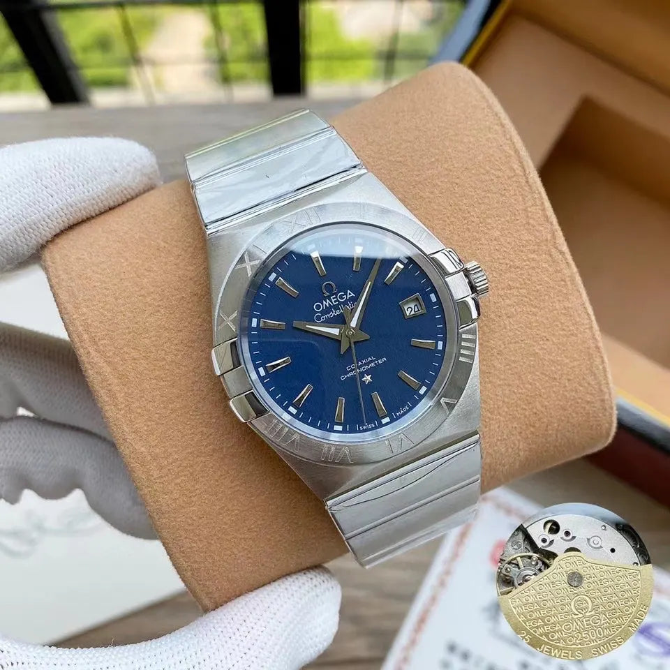 constellation Omega Blue Dial Steel