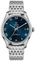 steel bracelet Omega De Ville Blue Dial