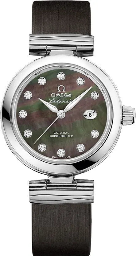 Omega Ladymatic Grey Mother of Pearl