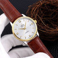 Omega De Ville Brown Leather