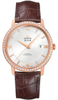 Omega De Ville Rose Gold Brown Leather