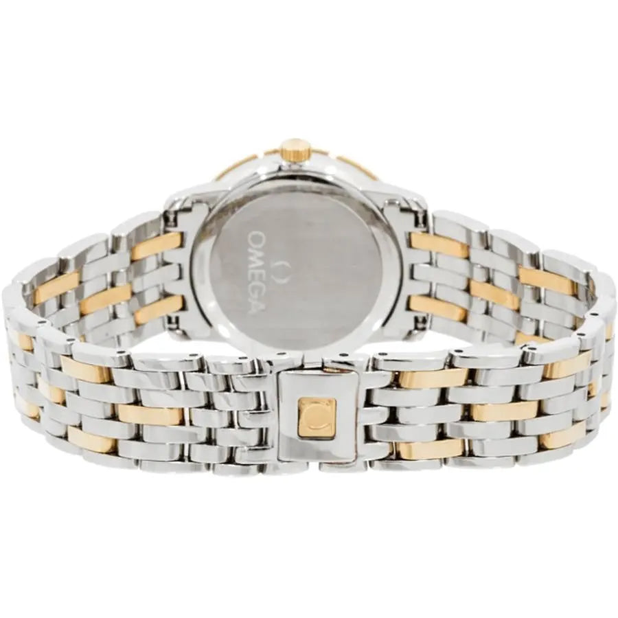 de Omega Gold Dial Diamond Bezel - Hình 2