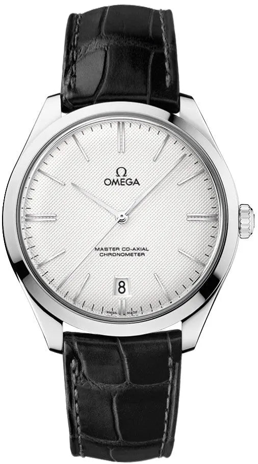 de Omega Silver Dial Black Leather – Omega De Ville Prestige Silver