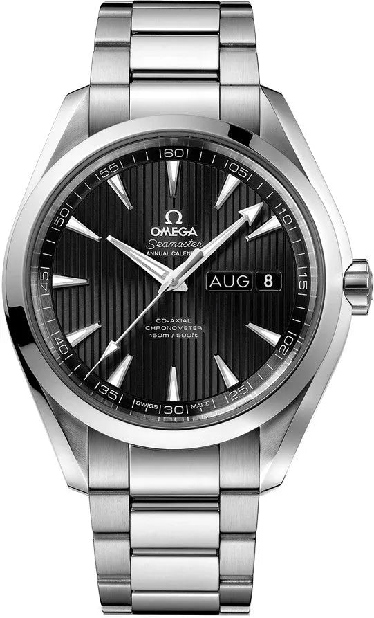 Omega Black Dial Steel seamaster