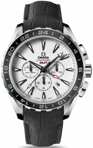 Omega GMT White Dial Rubber