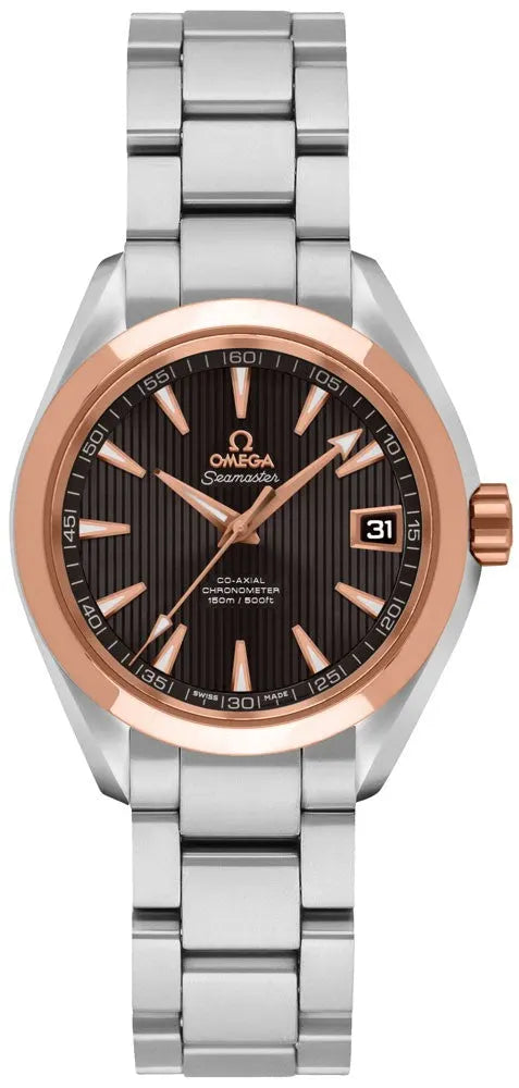 Omega Dark Dial Rose Gold