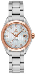 seamaster Omega Silver Diamond Rose Gold