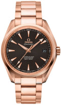 seamaster Omega Rose Gold Brown Dial