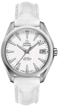 seamaster stainless Omega White Dial Leather