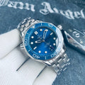 bracelet Omega Seamaster Blue Dial Steel