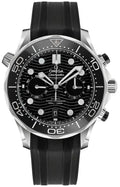 seamaster Omega Black Rubber Chronograph