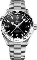 steel Omega Seamaster GMT Black Dial