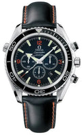 Omega Seamaster Chronograph Black Leather