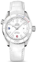 Omega White Leather Seamaster