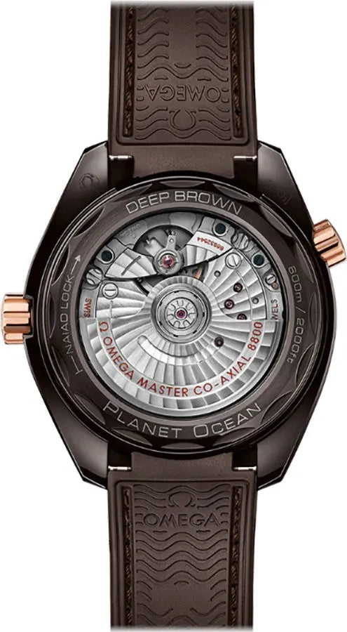 Omega Brown Ceramic Watch - Hình 2