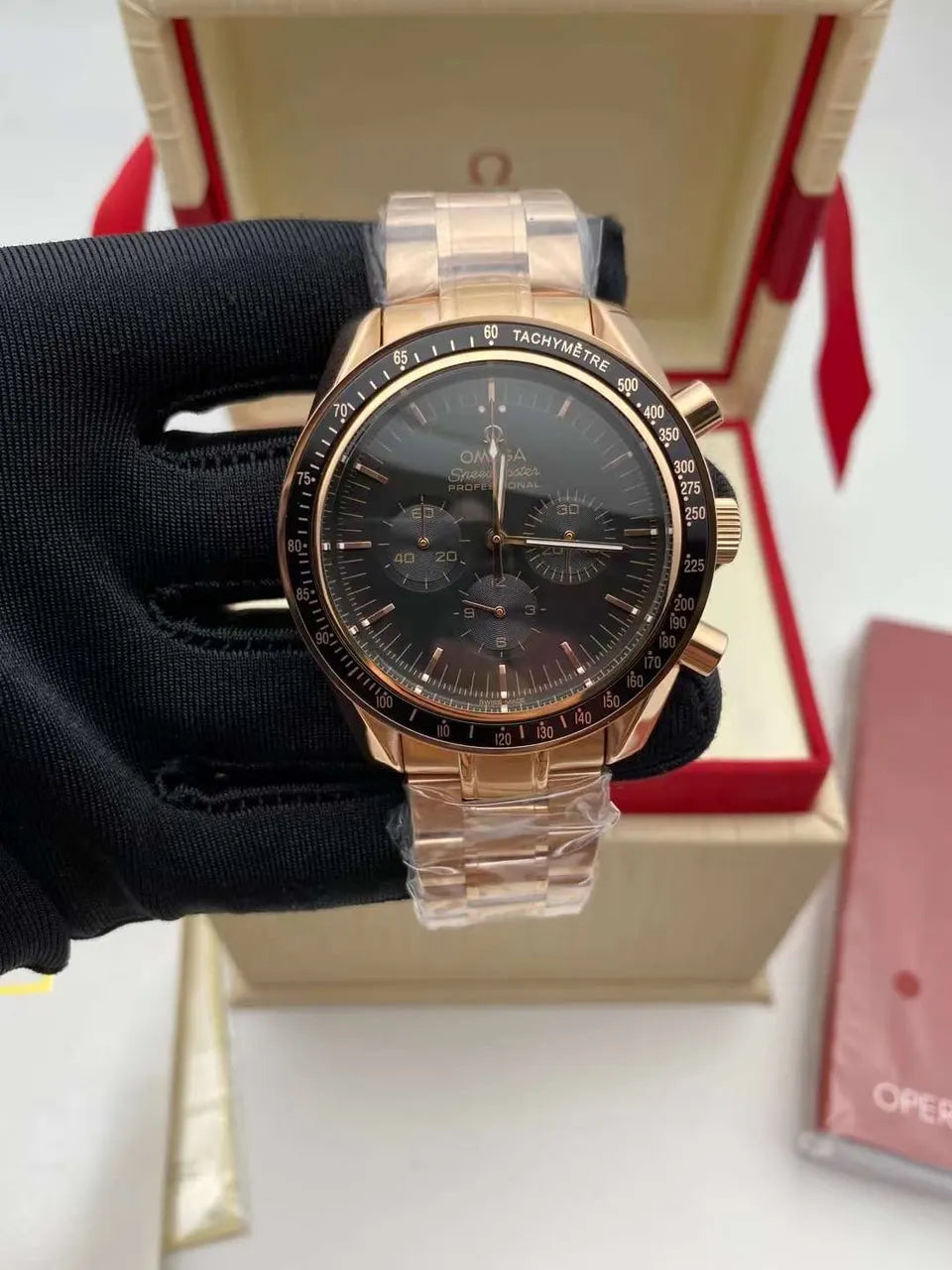 Omega Rose Gold Chronograph