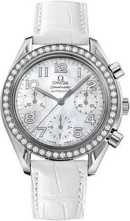 Omega White Diamond Speedmaster