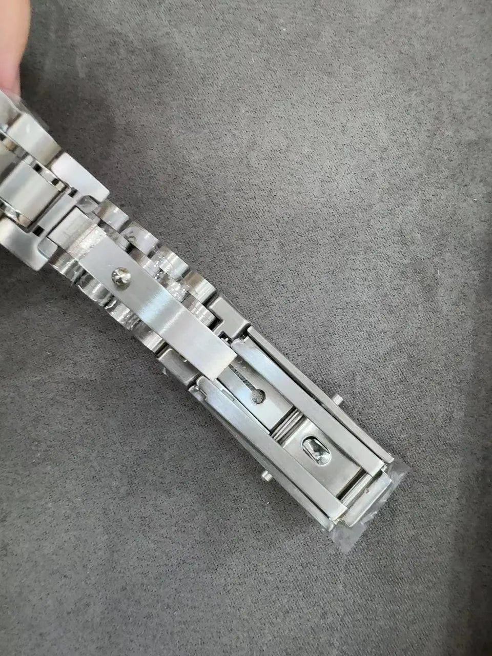 steel Omega Speedmaster White Dial - Hình 4