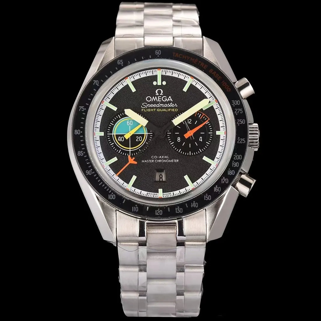 Omega Steel Black Dial - Hình 2
