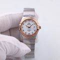 Omega Rose Gold Diamond Steel