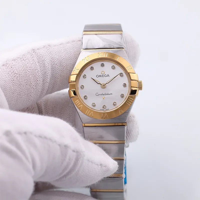 Omega Diamond Bezel Two-Tone