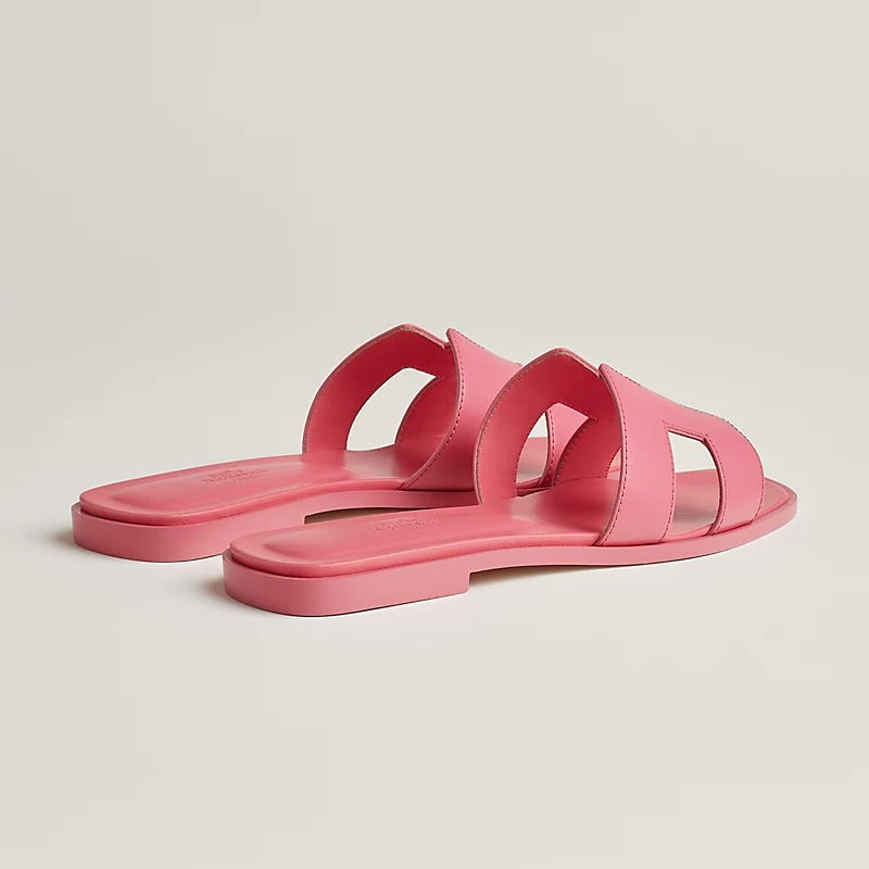 Hermes 0RAN Sandal Rose Petale