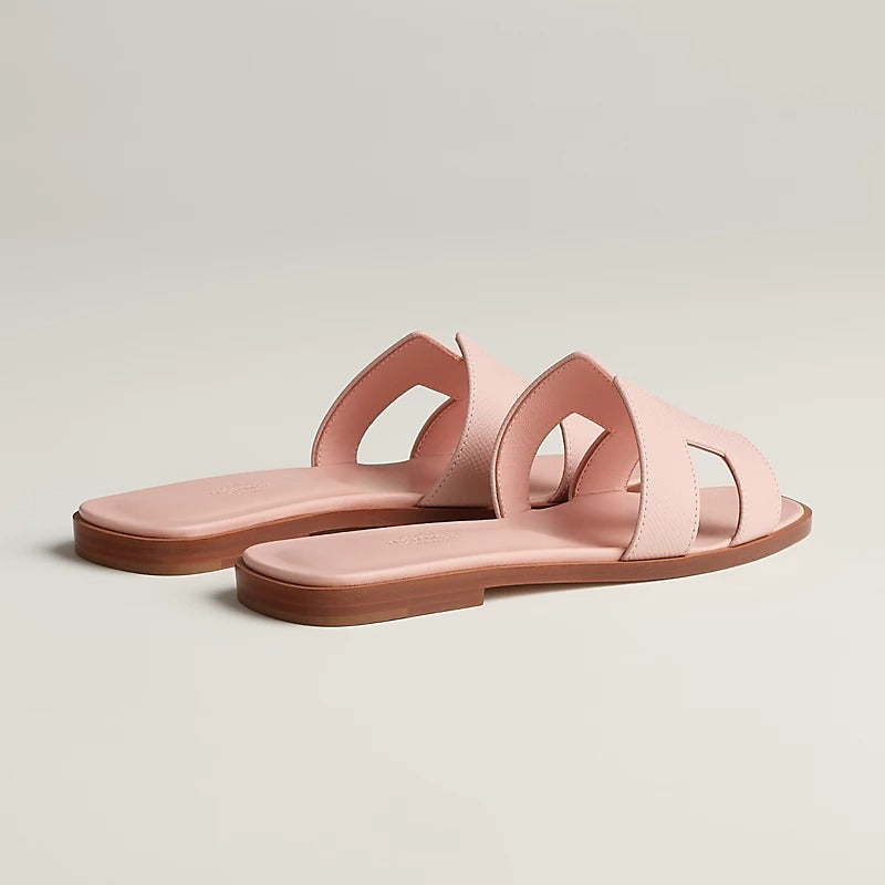 Hermes 0RAN Sandal Rose Pale