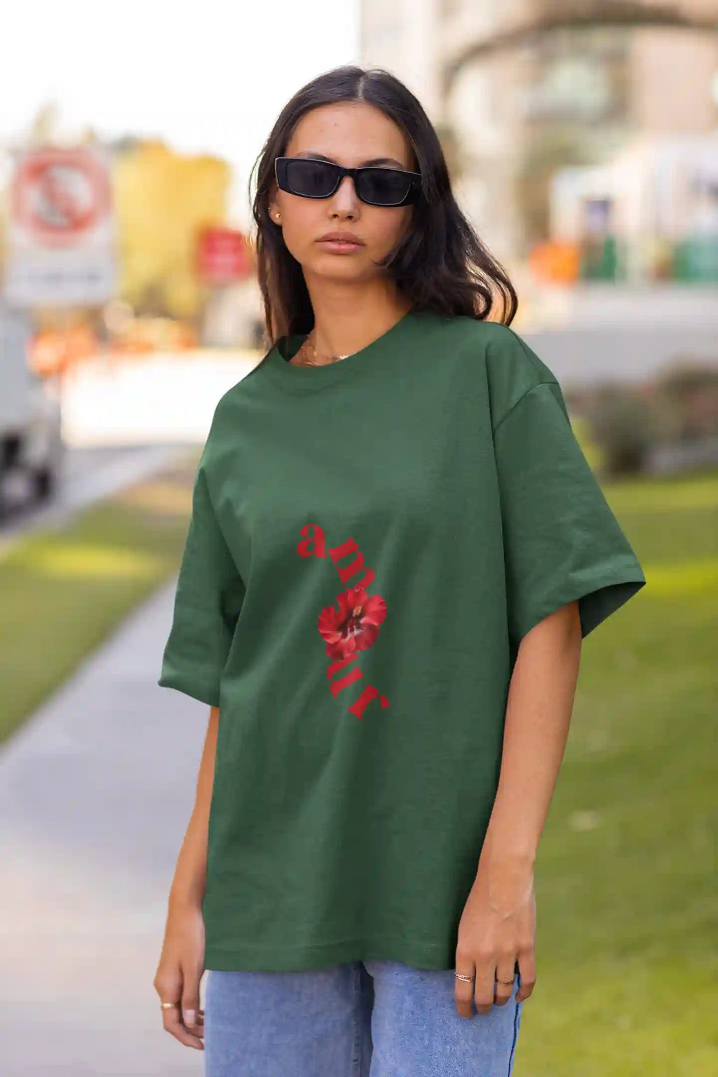 Amour Oversized Tee - Urban Theory Co