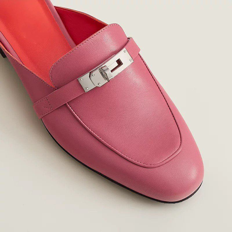 Hermes 0Z Mule Rose Aphrodite