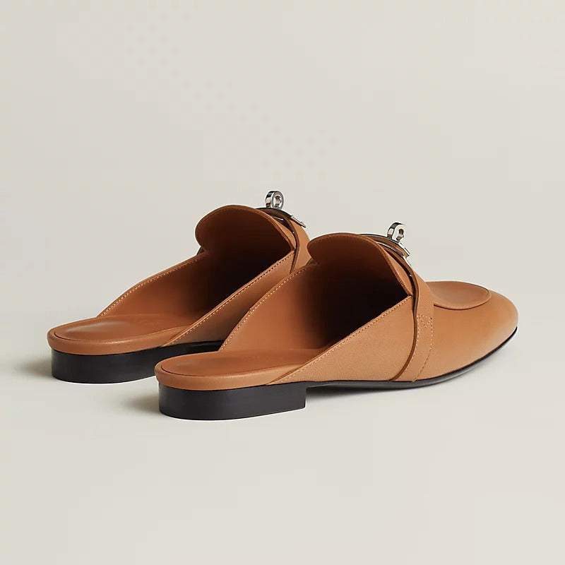 Hermes 0Z Mule Light Naturel