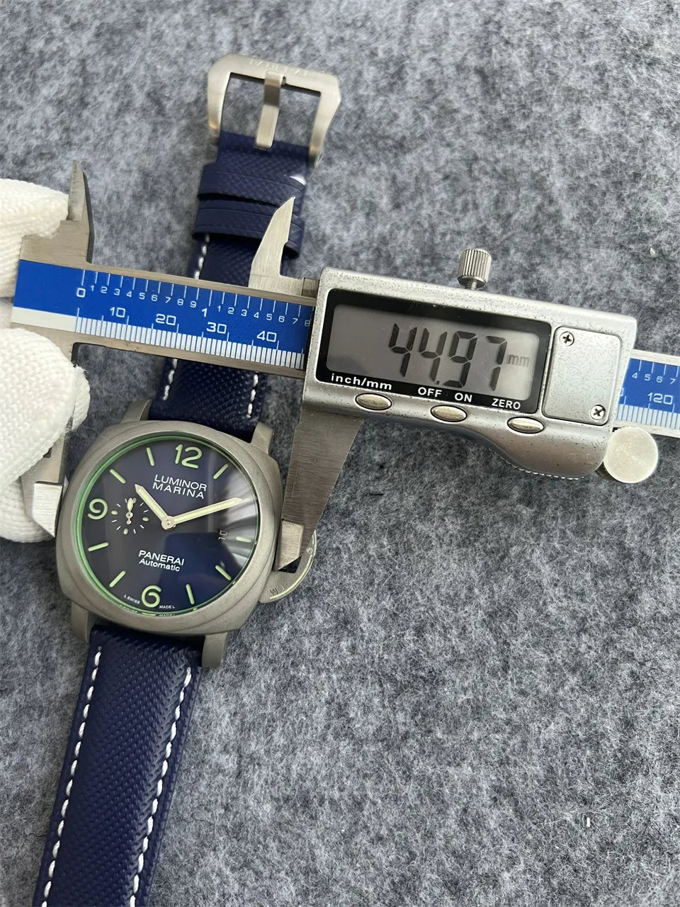 Panerai Blue Titanium Watch - Hình 2