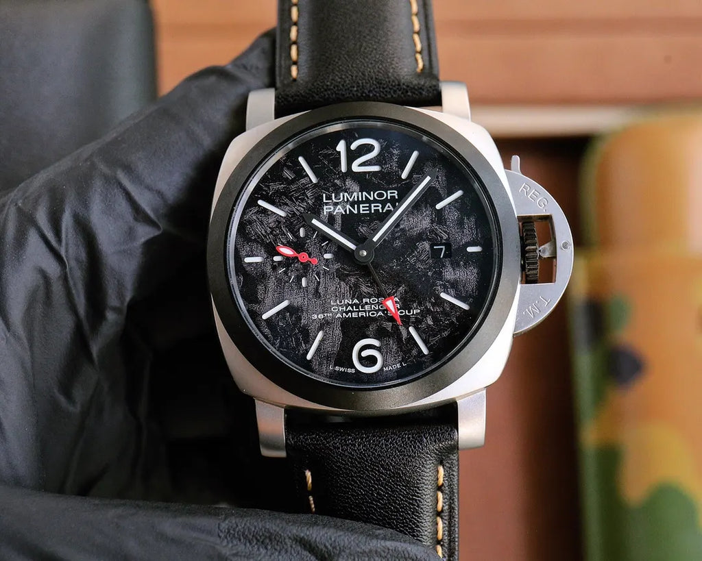 black Panerai Luminor Luna Rossa