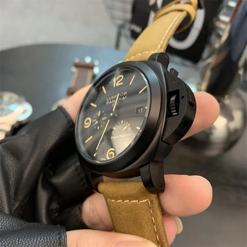 tan Panerai Luminor GMT Black - Hình 6