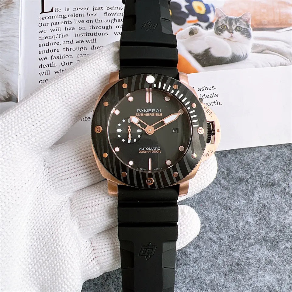 Panerai Rose Gold Rubber - Hình 6
