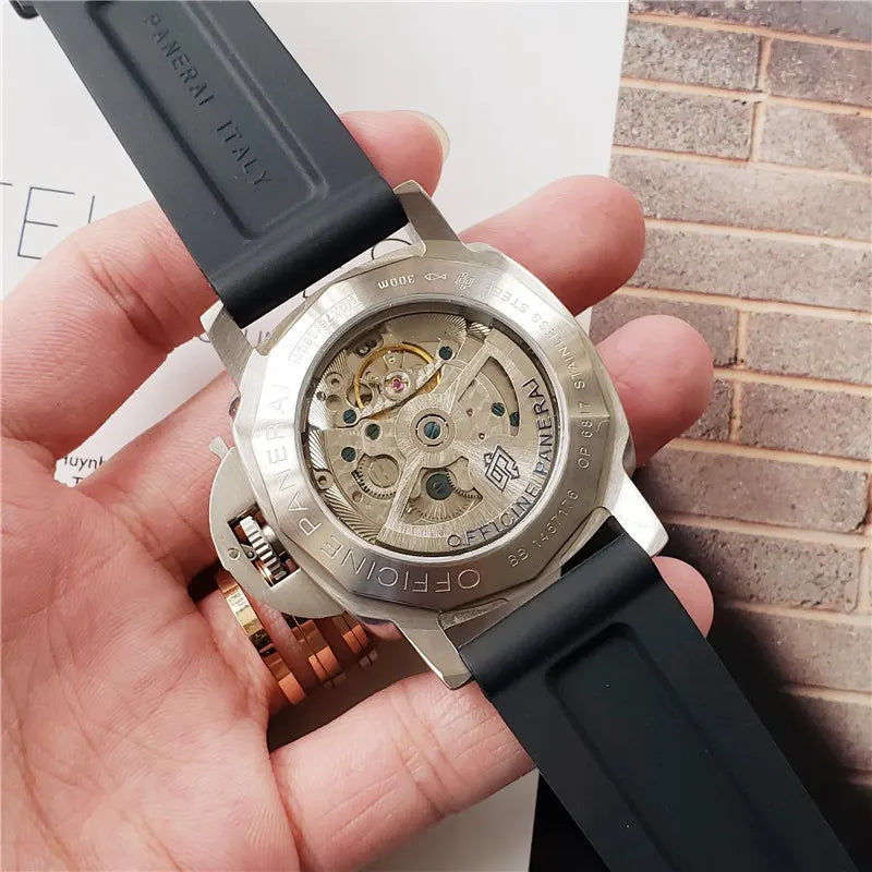 Panerai Luminor Marina Steel Black Rubber - Hình 3