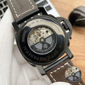 Panerai Black Steel White Dial
