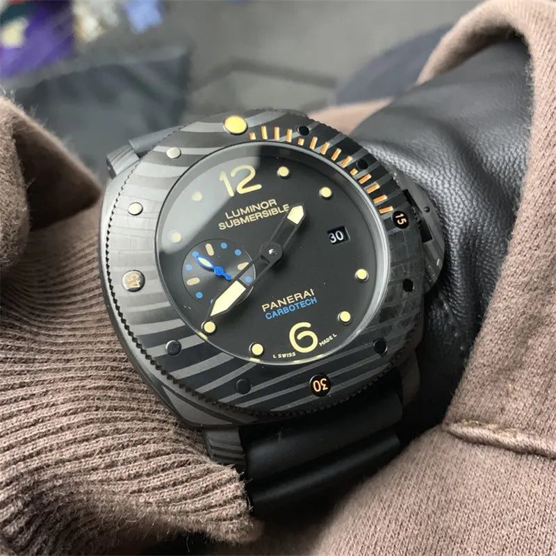 Panerai Carbotech Black Rubber - Hình 2