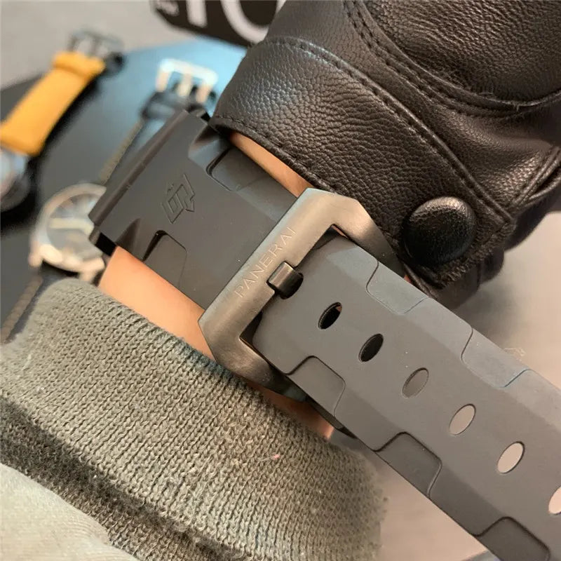 Panerai Blue Dial Black Rubber - Hình 3