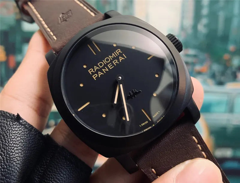 Panerai Black Seal Brown Leather - Hình 3