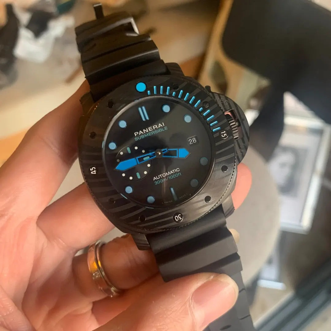 Panerai Carbon Black Dial - Hình 8