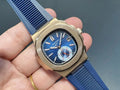 dial Patek Philippe Blue Rubber